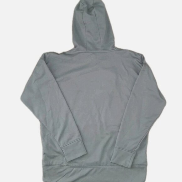 Under Armour UA Light Green Hoodie Pullover Sweatshirt Men's Medium Puffy Logo - Picture 2 of 10